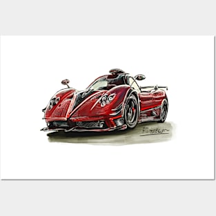 Pagani Zonda Posters and Art